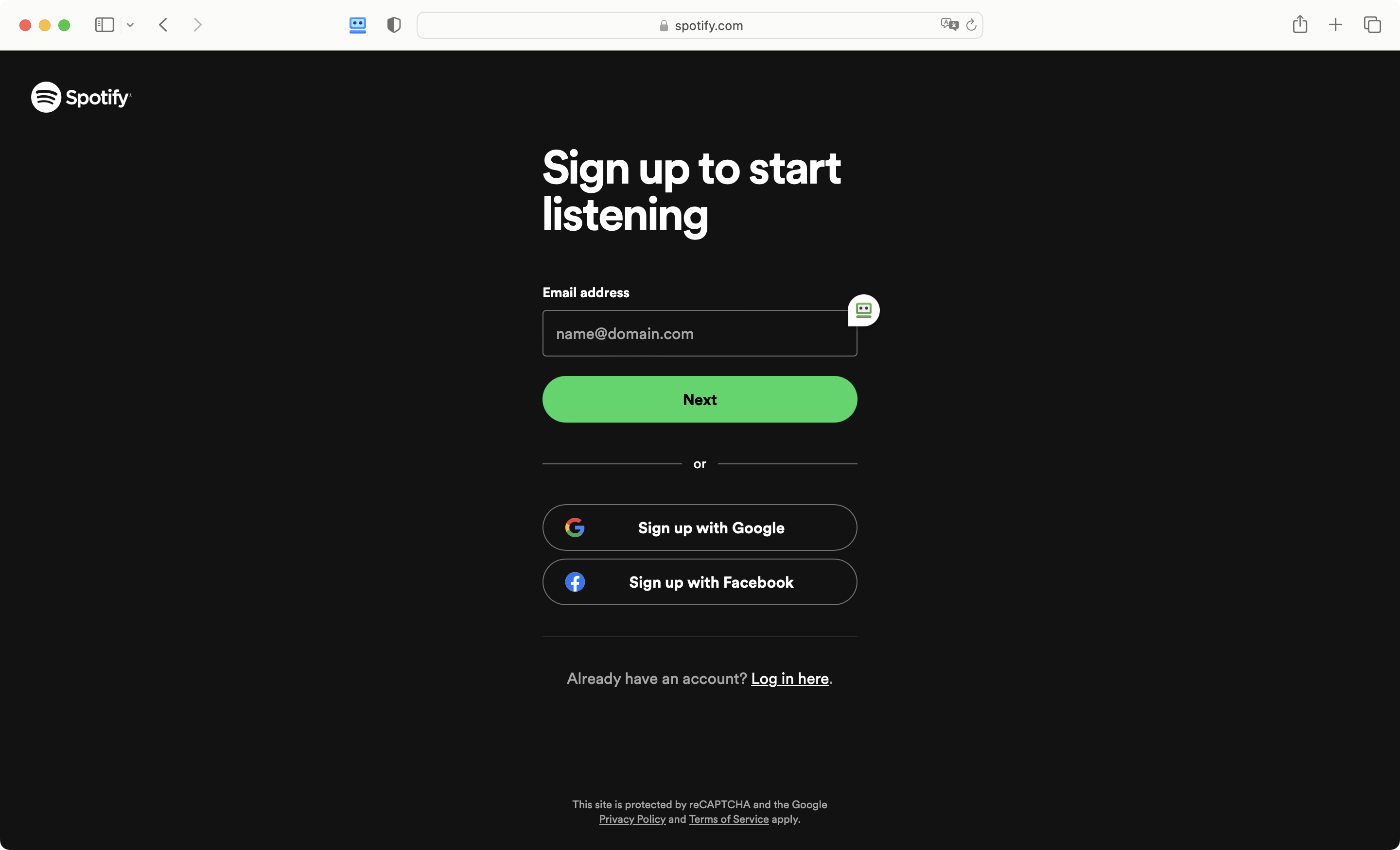 Make Account